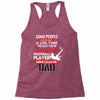 Some People Have To Wait A Life Time Too Meet Their Favorite Football, Racerback Tank