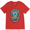 summer lion V-Neck Tee