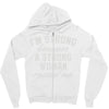 strong woman Zipper Hoodie