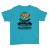 I Am Pizza Actually In A Very Commited Relationship Youth Tee