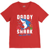 daddy shark doo doo doo family matching V-Neck Tee