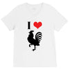 i love cock V-Neck Tee