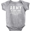 Army Of The Lord Christian T Shirts Bible Verse Baby Onesie