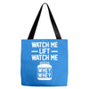 watch me lift watch me Tote Bags