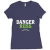 danger russ Ladies Fitted T-Shirt