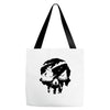 sea of theives skull Black Logo Tote Bags