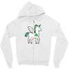 irish unicorn Zipper Hoodie