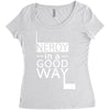 nerdy in a good way 2 Women's Triblend Scoop T-shirt