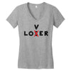 Loser - Lover Women's V-Neck T-Shirt