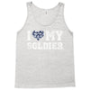 i love my soldier navy camouflage Tank Top