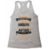 Super Cool Granddaughter Of A Freaking Awesome Mother Racerback Tank