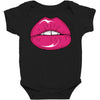 lips shiny Baby Bodysuit