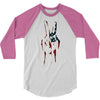 peace and love usa flag 3/4 Sleeve Shirt