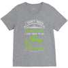 i don't need therapy i just need to do horseriding 1 V-Neck Tee