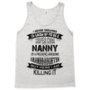 Super Cool Nanny Of A Freaking Awesome Granddaughter Tank Top