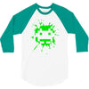 space invader 2 splat 3/4 Sleeve Shirt