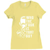 Who the Fook Is That Guy, McGregor VS Alvarez Ladies Fitted T-Shirt