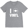 i love vinyl V-Neck Tee