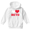 Texas Loves Beto Youth Hoodie