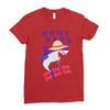 Mommy Shark -Shark Do Do Do Ladies Fitted T-Shirt