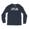 trust me i'm a jedi   funny printed mens Long Sleeve Shirts