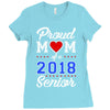 proud mom of a 2018 senior Ladies Fitted T-Shirt