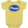 sig sauer guns oval Baby Onesie
