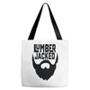 lumber jacked Tote Bags