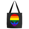 alien lgbt Tote Bags