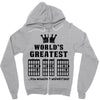 F Chord Dad Funny Guitar Zipper Hoodie