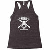 winner winner chicken dinner emblem Racerback Tank