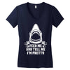 Feed Me And Tell Me I Am Pretty V-neck tee