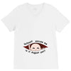 August Peeking Out Asian Baby Boy V-Neck Tee