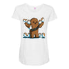 chewie and porgs Maternity Scoop Neck T-shirt