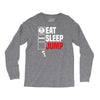 eat sleep jump Long Sleeve Shirts