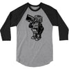 dance robot music old 3/4 Sleeve Shirt