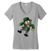 there once was a man from nantucket! Women's V-Neck T-Shirt