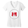 please red Women's V-Neck T-Shirt