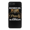 november  girl is a perfect combination of princess and warrior iPhone 7 Plus Case