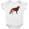 dead shepherd Baby Bodysuit