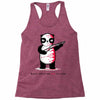 black, red and white Racerback Tank