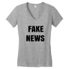 fake news Women's V-Neck T-Shirt