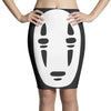 no face noface spirited away chibli manga anime tee Pencil Skirts