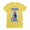 sister of the birthday girl Ladies Fitted T-Shirt