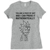 mathematically Ladies Fitted T-Shirt