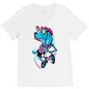 dog biker V-Neck Tee