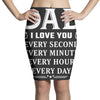 I Love You Dad Pencil Skirts