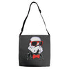 hipster trooper Adjustable Strap Totes