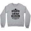 Made In 1942 And Still Awesome Crewneck Sweatshirt