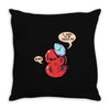 virus loves you this much Throw Pillow